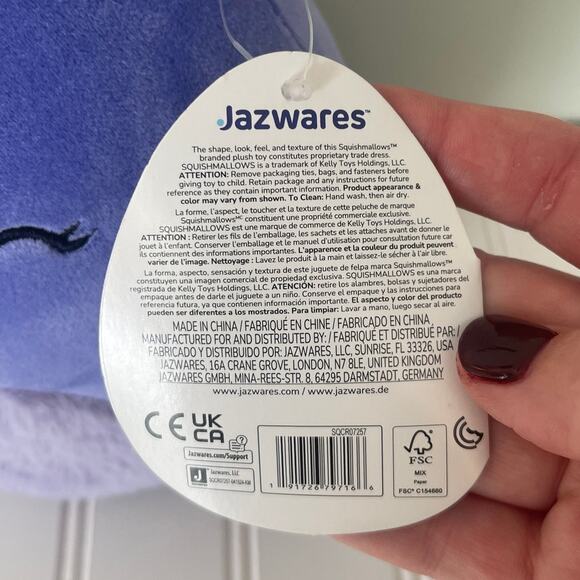 NWT Squishmallow BLUBY Bluberry Fruit Plush Stuffed Animal Toy 8" NEW - Picture 3 of 7